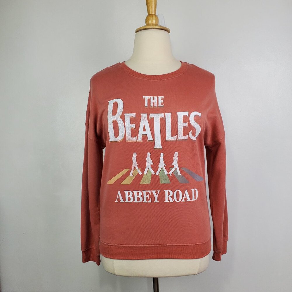The Beatles Abbey Road Fleece Lined  Festival Band Sweatshirt Size XL